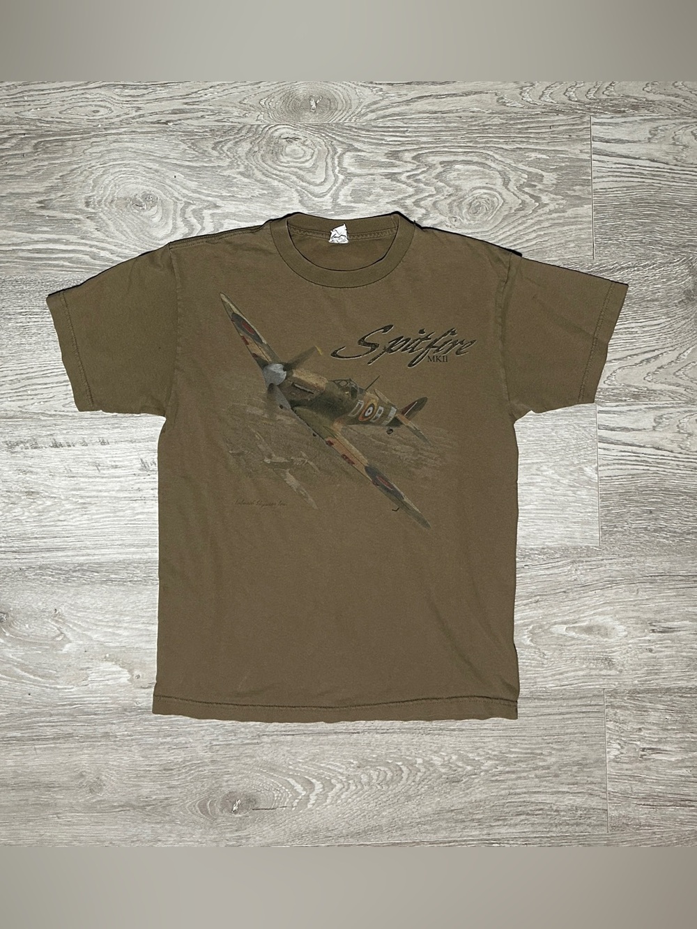 Vintage Spitfire MKII Graphic Short Sleeve T-Shirt